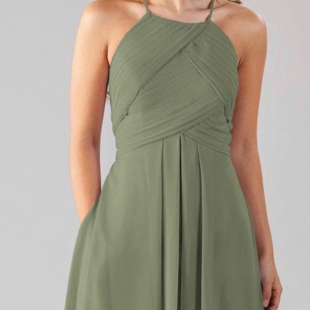 Kennedy blue bridesmaids dress — Moss
